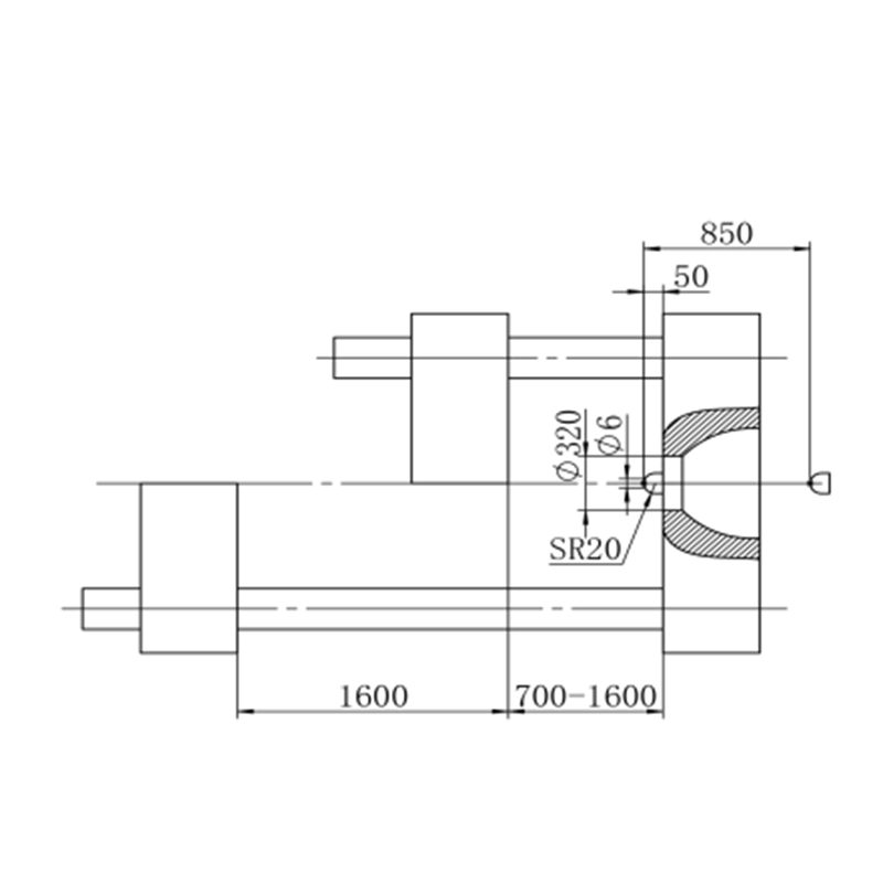 เครื่องฉีดขึ้นรูปท่อ PVC ประสิทธิภาพสูงลงทุนต่ำ SLA1680