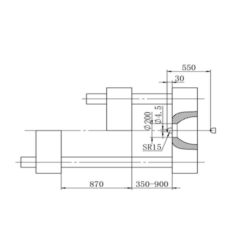 เครื่องฉีดขึ้นรูปแบบปั๊มตายตัวขนาดใหญ่ SLA638